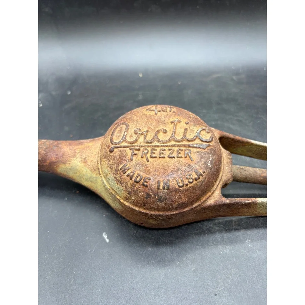 Vntg Arctic Freezer 4 Qt Ice Cream Maker Hand Crank Cast‎ Iron Replacement Part